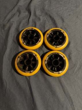 K2 Racing Race Performance 100mm 85A Inline Skate Wheels - Set of 4